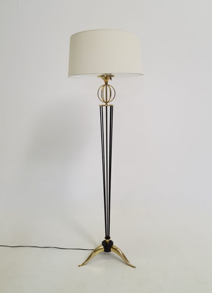 Lampadaire ‘astrolabe’ de la Maison Arlus des années 1950